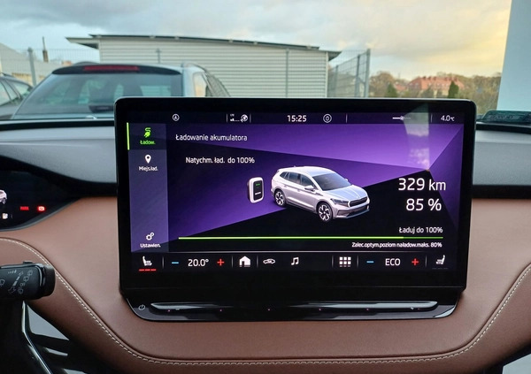 Skoda Enyaq cena 173000 przebieg: 20400, rok produkcji 2021 z Nowogród małe 172